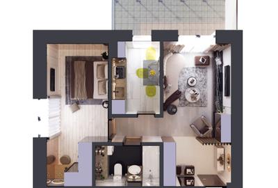 Apartament 2 camere | Tip 2D | HILS Titanium - 2