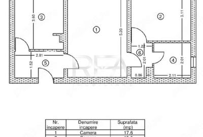Apartament cu 2 camere semidecomandat în Militari