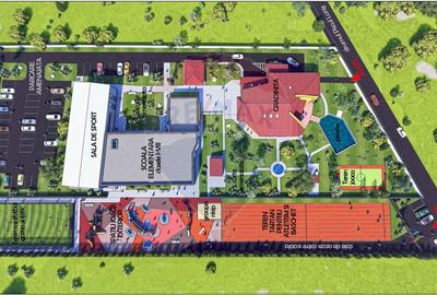 For Sale Educational Campus Baneasa, 12000sqm Land-School-Kindergarden