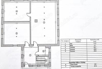Vanzare vila 6 camere 264mp + garaj + garsoniera separata + 1490mp Centru Snagov Ilfov Nufarului 50A - 10