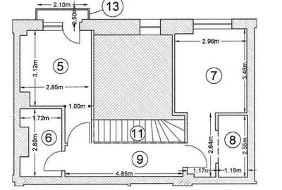Apartament cu 3 camere decomandat, mobilat în Barbu Văcărescu - 23