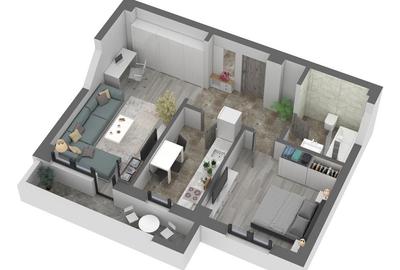 Apartament cu 2 camere decomandat în Central - 9