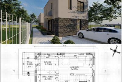 Casa individuala P+1 Teren 250 mp Popesti Leordeni - 11