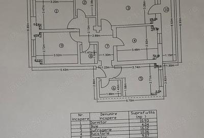 Apartament cu 4 camere decomandat în Central - 1