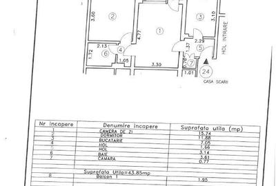 Apartament cu 2 camere în Tomis II - 3