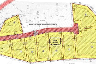 Teren de 1100 mp, în Sadu