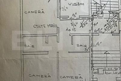 Apartament de 3 camere, decomandat, 2 bai, 80 mp, Zorilor - 3