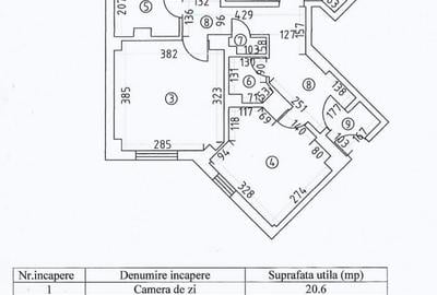 Apartament cu 3 camere decomandat în Trocadero