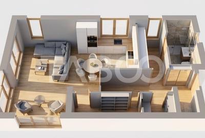 Duplex cu 4 camere cu Canalizare în Gheorgheni - 3