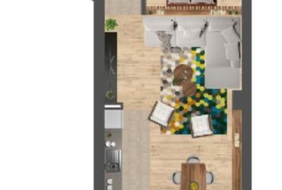 Apartament cu 2 camere semidecomandat în Circumvalațiunii