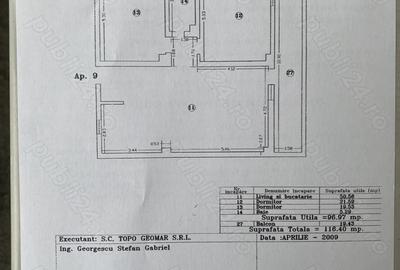 Apartament cu 3 camere semidecomandat în Central - 2