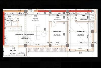 Apartament cu 2 camere decomandat în 1 Mai - 2
