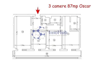 Apartament 3 camere Pacurari - Loc Parcare si Boxa - 3