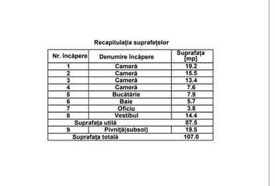 Casă individuală cu 9 camere cu Canalizare în Cotroceni - 5