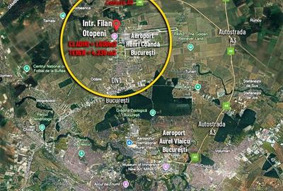 DN1 Otopeni Teren 4,235 mp  cu Spatii Depozitare 1,600 mp vis-a-vis Aeroport OTP - 3