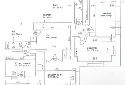 Inchiriez 3 camere Unirii Renovat 2025 an 92' Nemobilat Firma 77mp 1/7 - 3