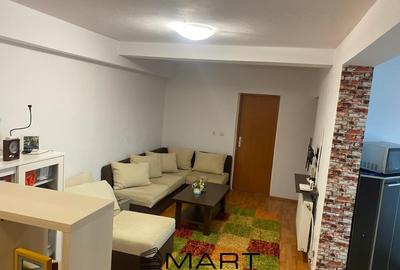 Apartament cu 2 camere semidecomandat, mobilat în Valea Aurie