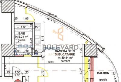 Comision 0. Apartament 1 camera bloc nou cu CF! Comision 0. Apartament 1 camera bloc nou cu CF! - 6