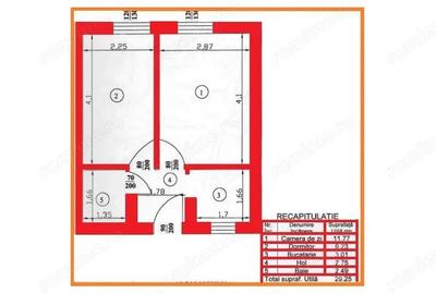 2 cam. etaj 2, 30 mp, decomandat, conf. 2, fara imbunatatiri,str. Arcului - 1