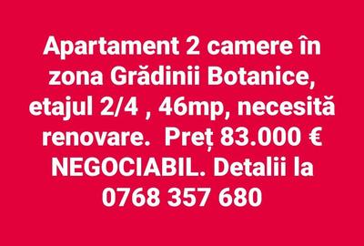 Apartament cu 2 camere în Calea Severinului