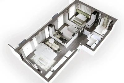 Apartament cu 2 camere semidecomandat în Pipera - 2