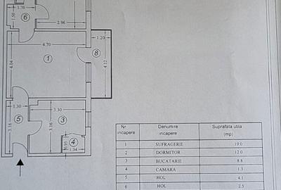 Apartament cu 2 camere semidecomandat în Paltiniș - 8