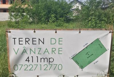 Teren Construcții intravilan de 411 mp, în Mogoșoaia