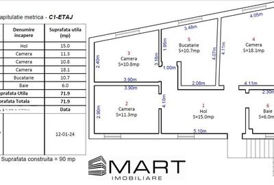 Casă cu 5 camere cu Teren 300 Mp în Ștrand - 3