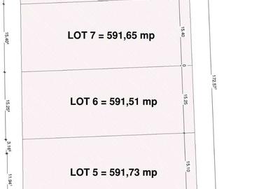 Teren de 591 mp, în Pădurani - 1