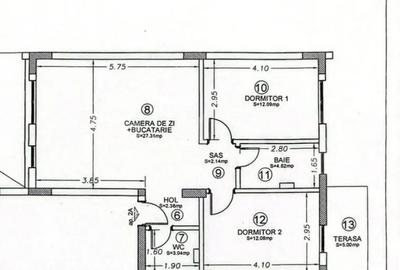 Apartament cu 3 camere decomandat în Semicentral - 1