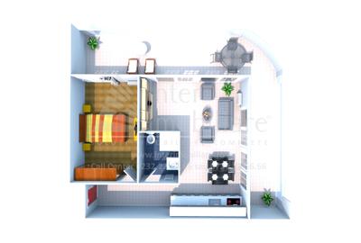 Apartament cu 2 camere semidecomandat în Mamaia-Sat - 1