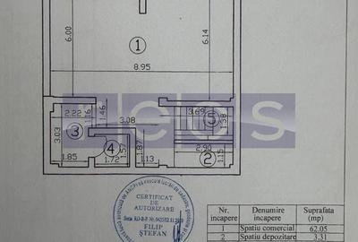 Spațiu comercial, de 560 mp, în Central - 19