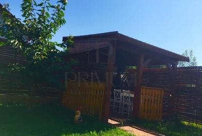 Casa individuala pe parter - mobilata - toate utilitatile - asfalt - teren 450 m - 19