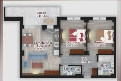 Apartament 3 camere tva inclus si reducere parcare Theodor Pallady - 3