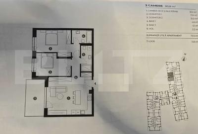 Apartament cu 3 camere semidecomandat în Semicentral - 5
