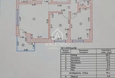 Vand apartament 3 camere nou, cu priveliște superbă, Novum Lacul Morii - 26