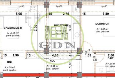 Apartament cu 2 camere decomandat în 1 Mai