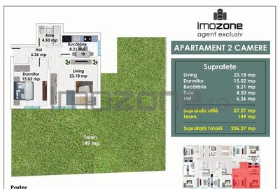 2 CAMERE | 150 mp | CURTE | METROU PACII | AUTOGARA MILIT... - 14