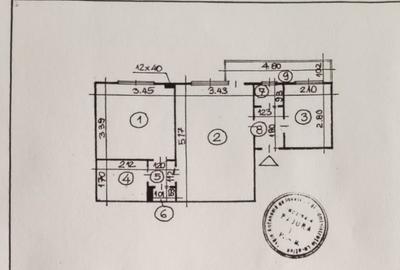 Apartament cu 2 camere semidecomandat în Domenii