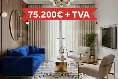 Apartament cu 2 camere semidecomandat în Giroc