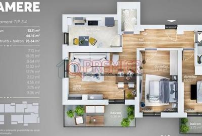 Apartament cu 3 camere decomandat în Brâncoveanu - 4