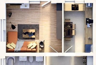 Garsonieră decomandată în Sânpetru - 1