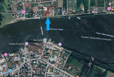 Ocazie! Ilganii de Jos, Nufaru, Intravilan, liber, pe malul Dunarii - 1