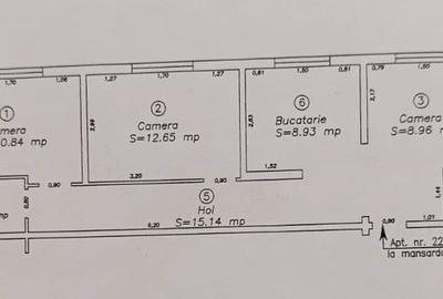 Apartament cu 3 camere decomandat în Est - 12