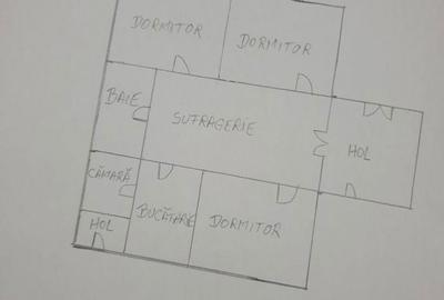 Casă cu 4 camere decomandat în Central - 4