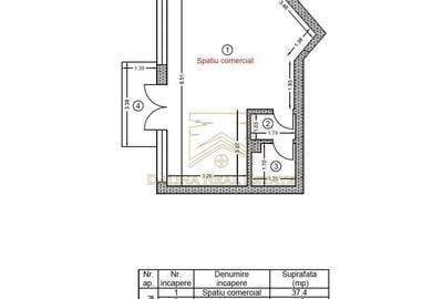 Spațiu comercial, de 42 mp, în Central - 2