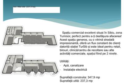 Spațiu comercial stradal de închiriat – Șoseaua Alba Iulia, Sibiu 237,3 mp utili - 3