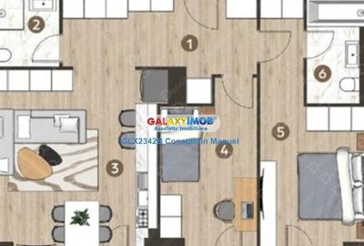 Apartament cu 3 camere, First Estate, Pipera Plaza, cu parcare - 7