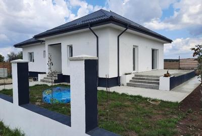 FARA COMISION in SABARENI casa cu 4 camere 2 bai PARTER + pod placa beton terasa - 3
