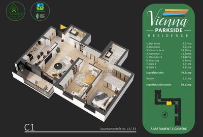 Apartament 3 camere, spatios si decomandat, Bd. Metalurgiei, Sect 4 - 6